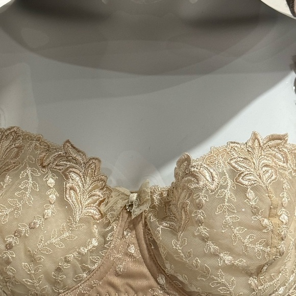 NWT Louisa Bracq ELISE BALCONETTE in Lys Royal SABLE color Sz 36D - Picture 5 of 13